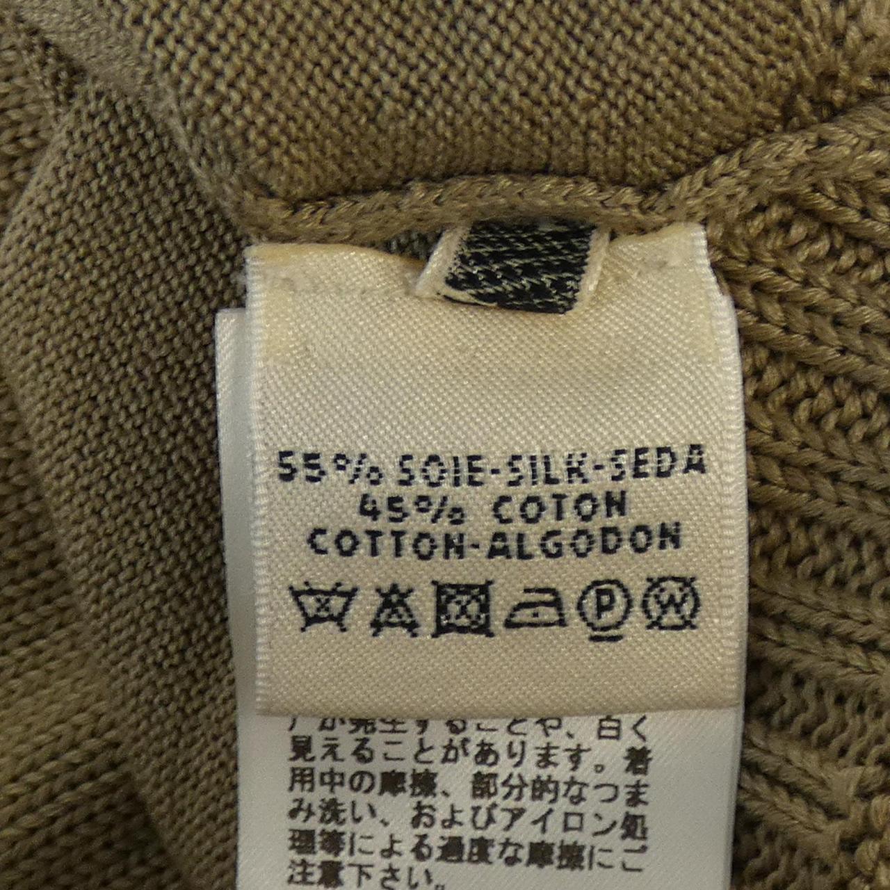 エルメス シルクニットトップス