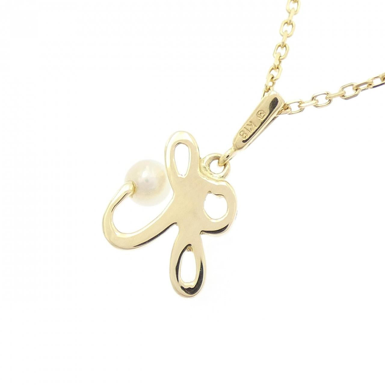 ミキモト アコヤ真珠 Au750 ネックレス