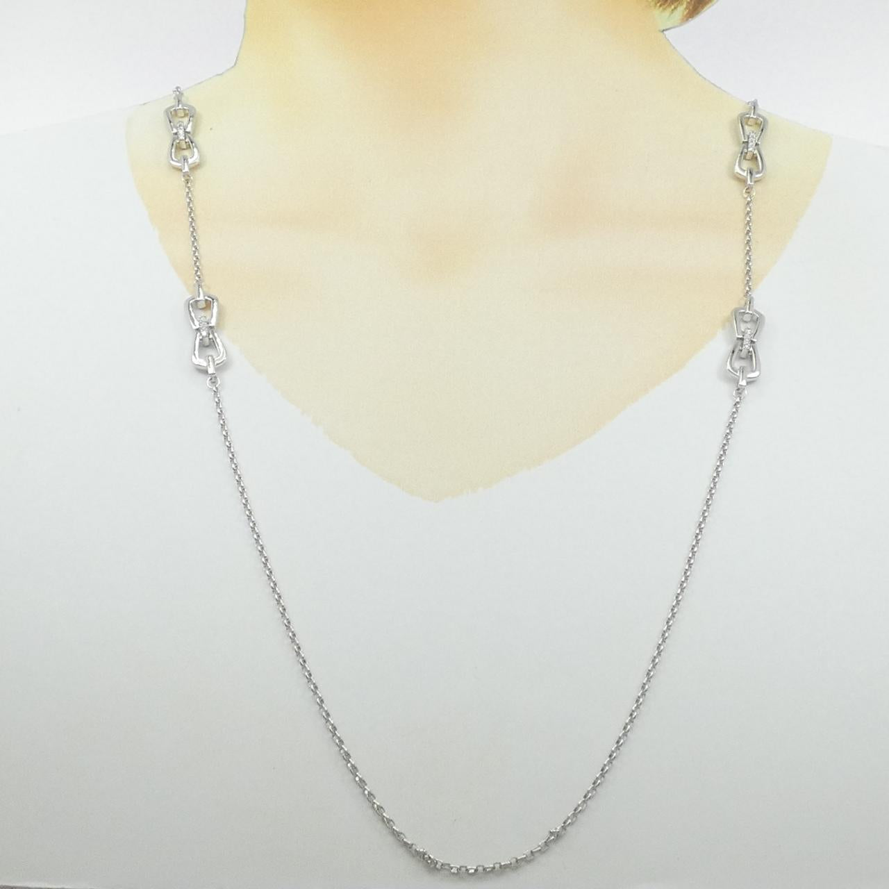 モニッケンダム Au750ダイヤモンドネックレス