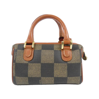 フェンディ コーティング キャンバス ボストン バッグ