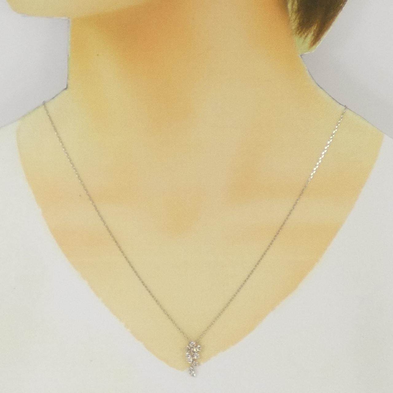 PT950 PT850 0.50CT ダイヤモンドネックレス