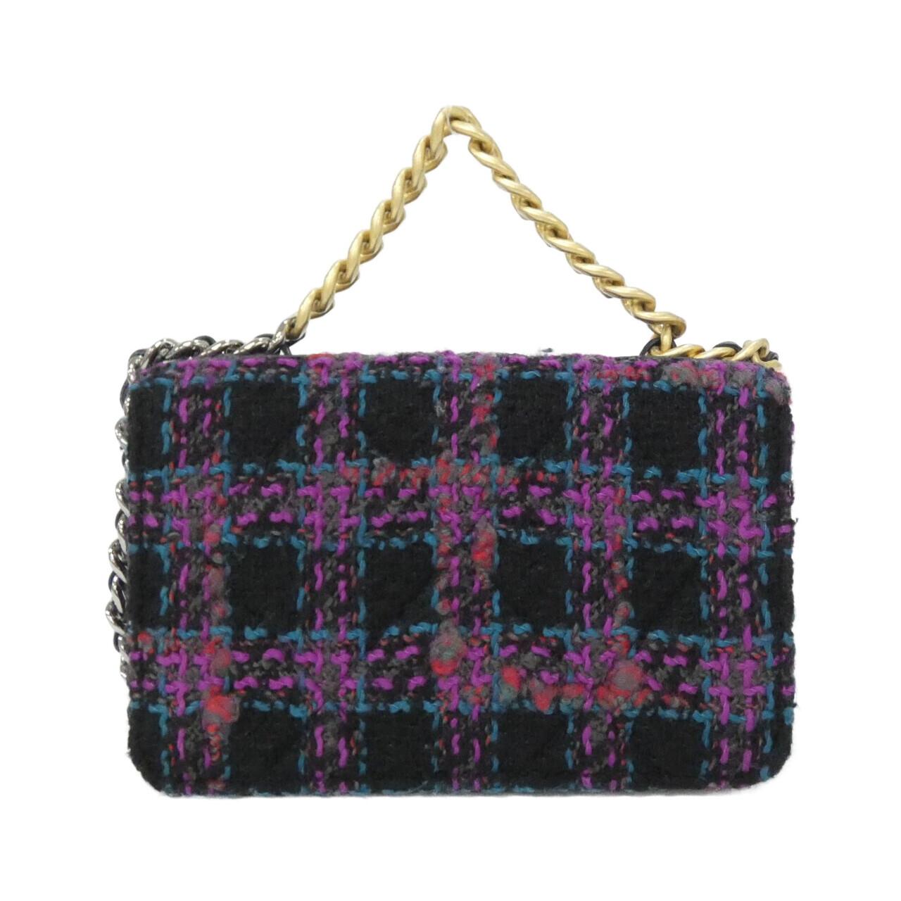 シャネル シャネル 19 ウール ツイード ウォレット