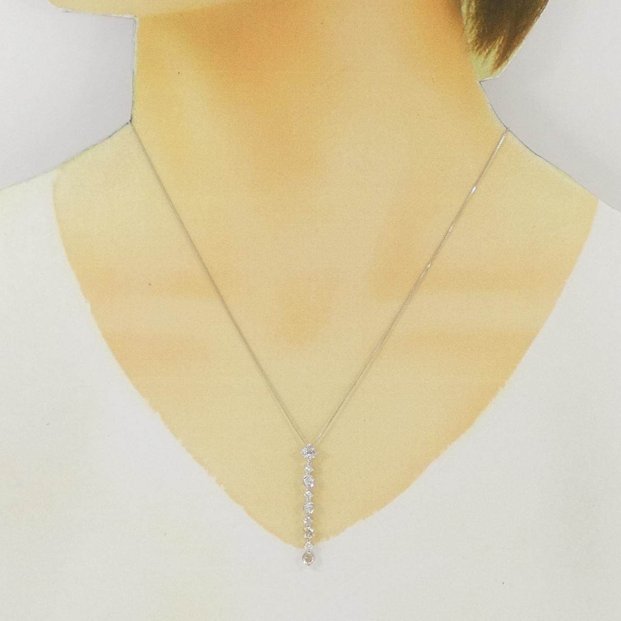 Au750 ダイヤモンドネックレス