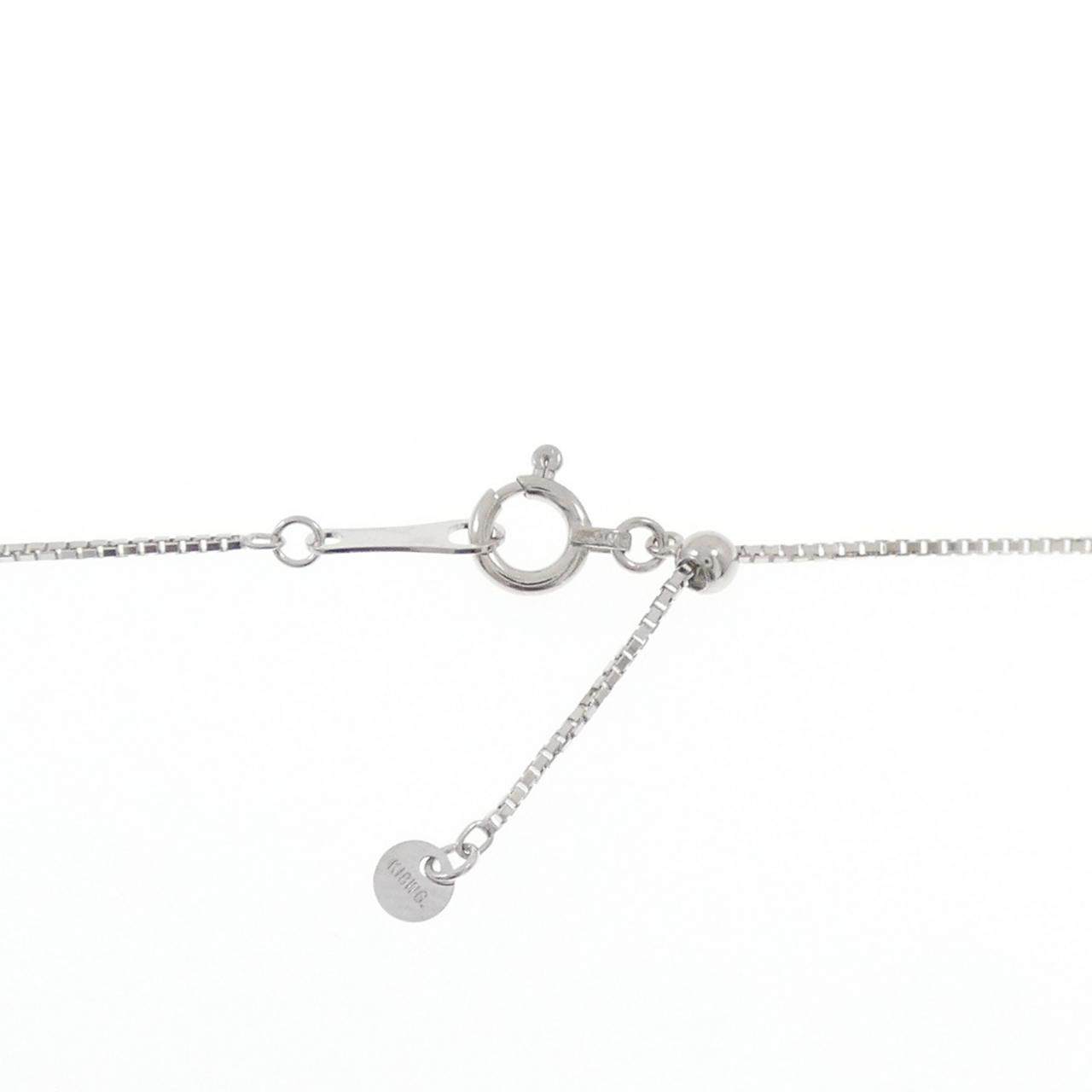 Au750 ダイヤモンド イニシャルE ネックレス