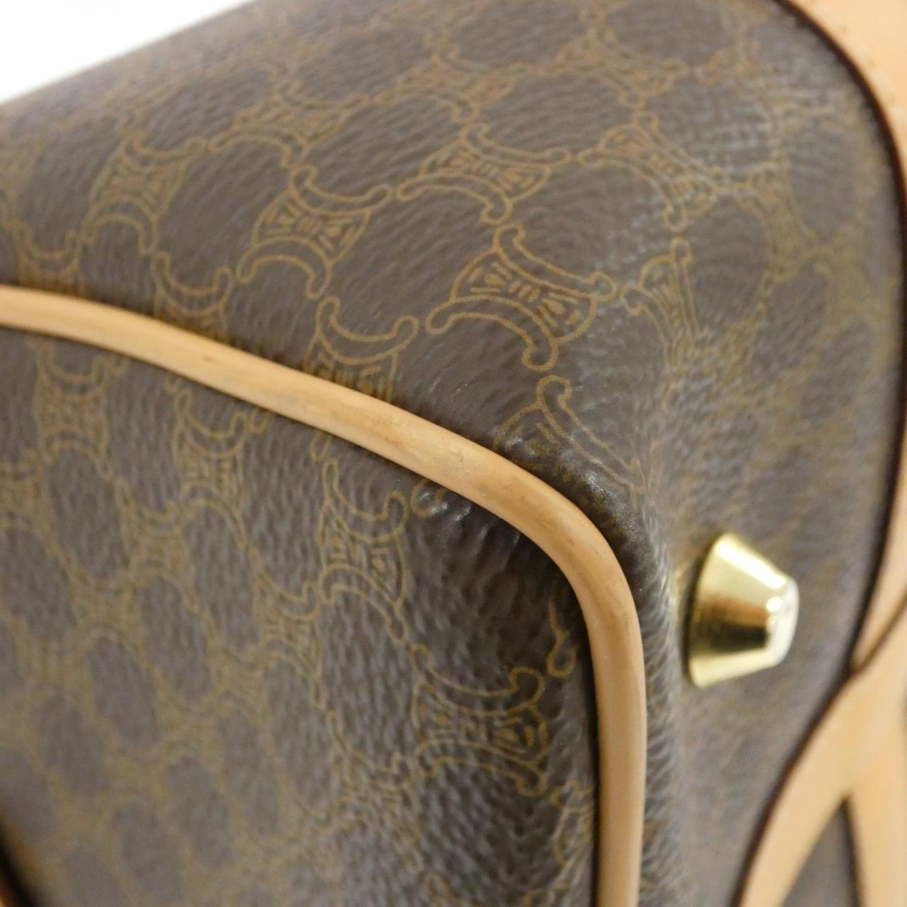 セリーヌ コーティッド キャンバス ボストン バッグ