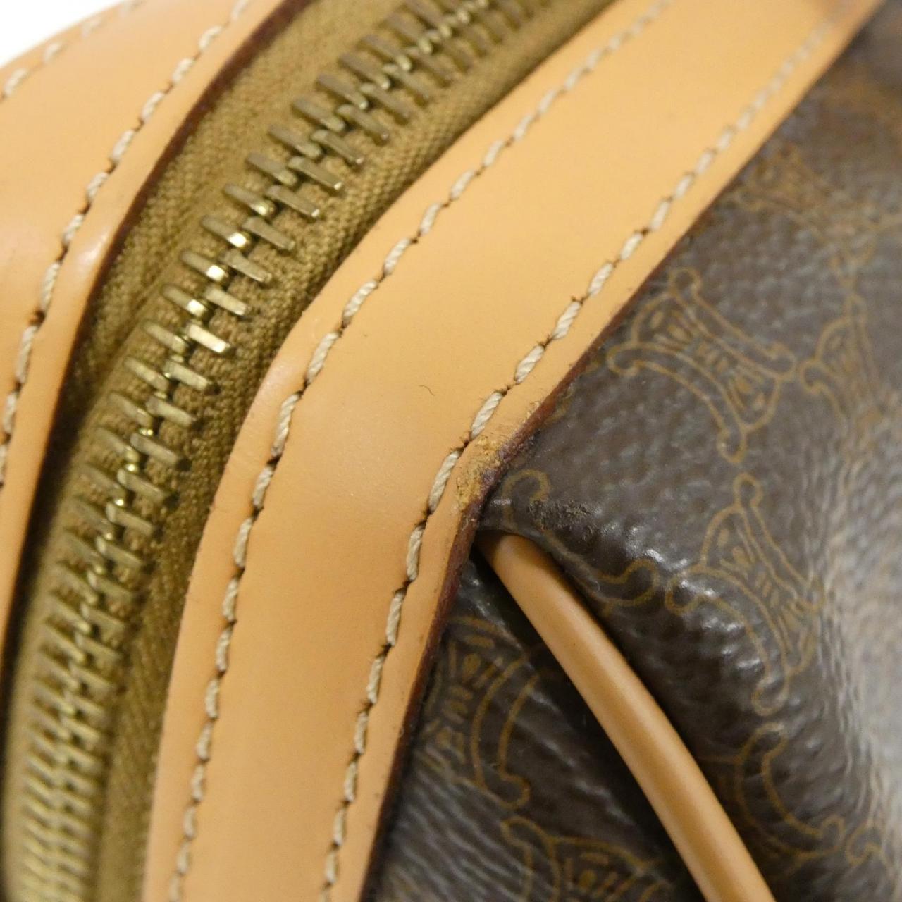 セリーヌ コーティッド キャンバス ボストン バッグ