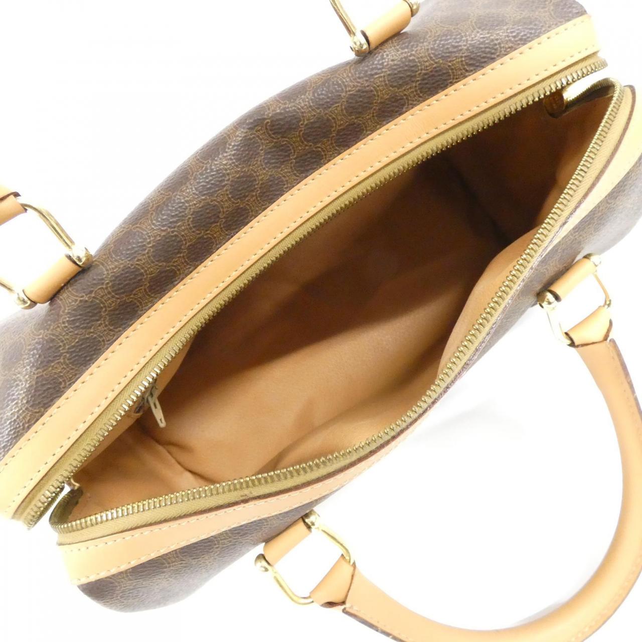 セリーヌ コーティッド キャンバス ボストン バッグ