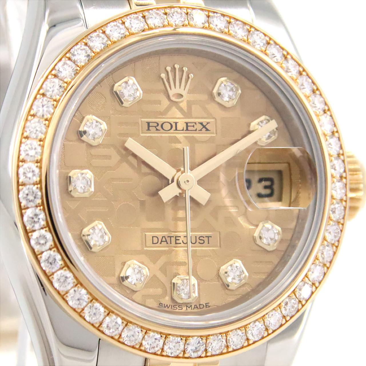 ロレックス デイトジャスト ステンレス x イエローゴールド
