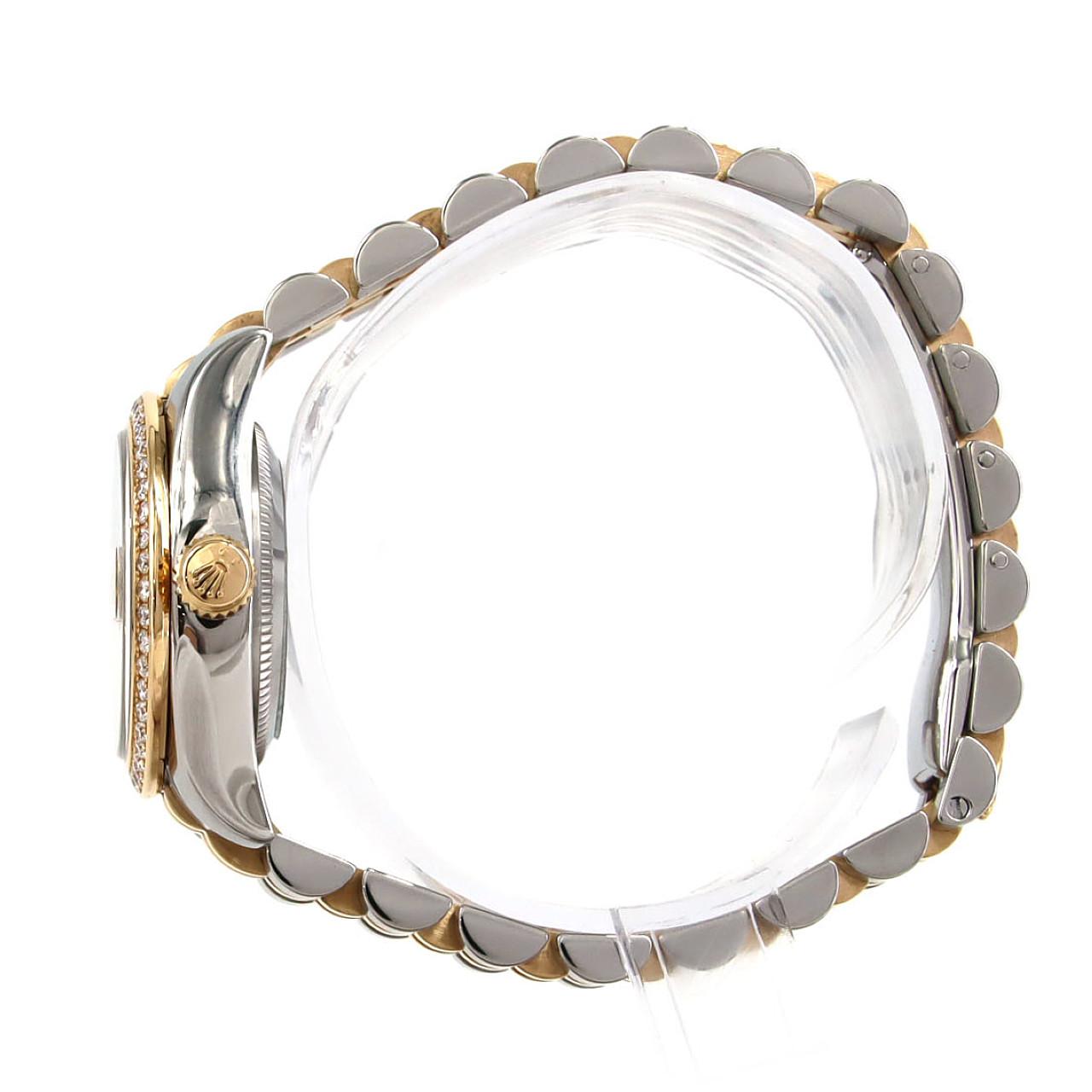 ロレックス デイトジャスト ステンレス x イエローゴールド