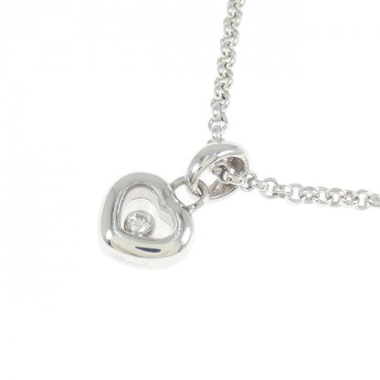 ショパール ハッピー ダイヤモンド Au750 ホワイト ゴールド ネックレス
