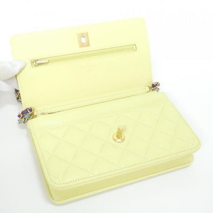 シャネル AP3688 キャビアスキン ウォレット オン チェーン