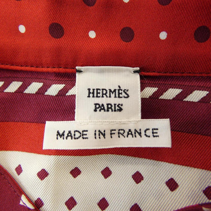 エルメス HARNAIS DE COUR36 ツイルレーヌ シルク ワンピース