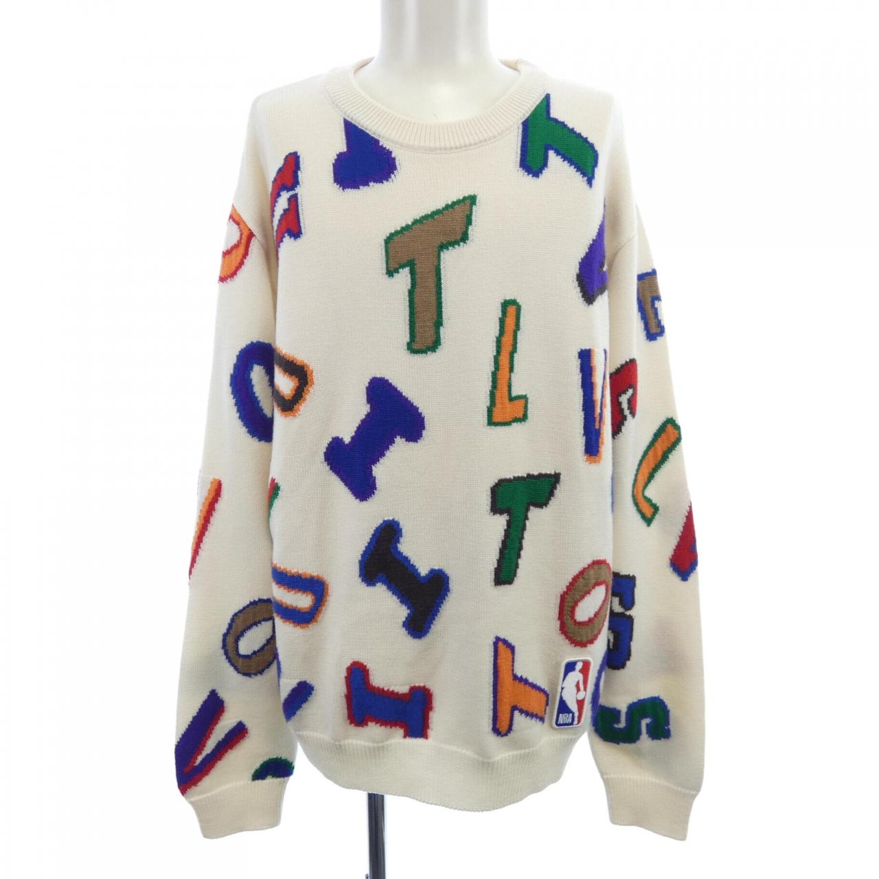 ルイ・ヴィトン NBA レター クルーネック ニット