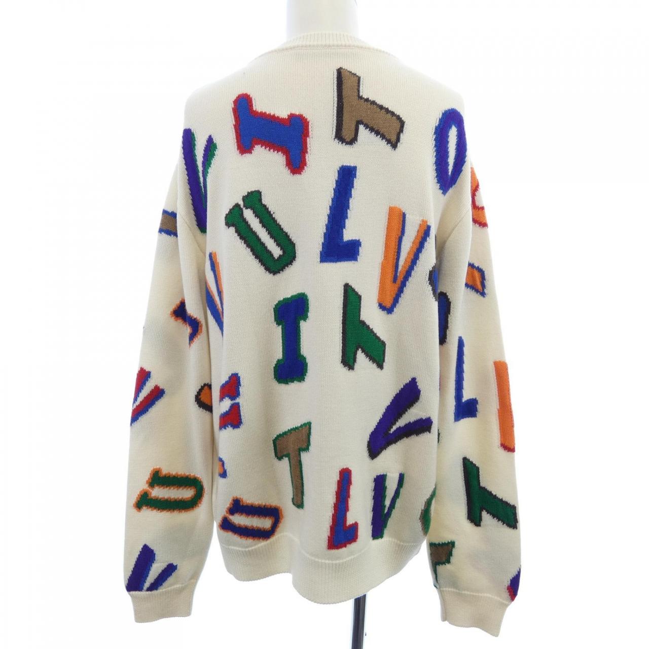 ルイ・ヴィトン NBA レター クルーネック ニット