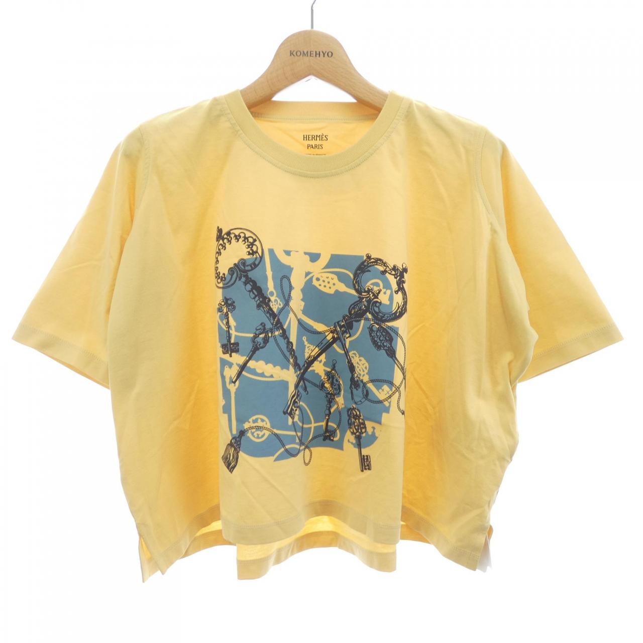 エルメス カルトゥッシュ レクレ コットンTシャツ34