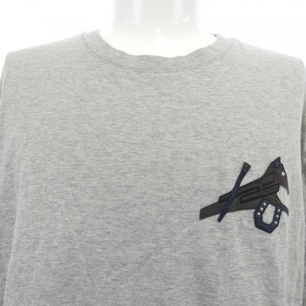 エルメス PUZZLE QUESTRE コットン Tシャツ