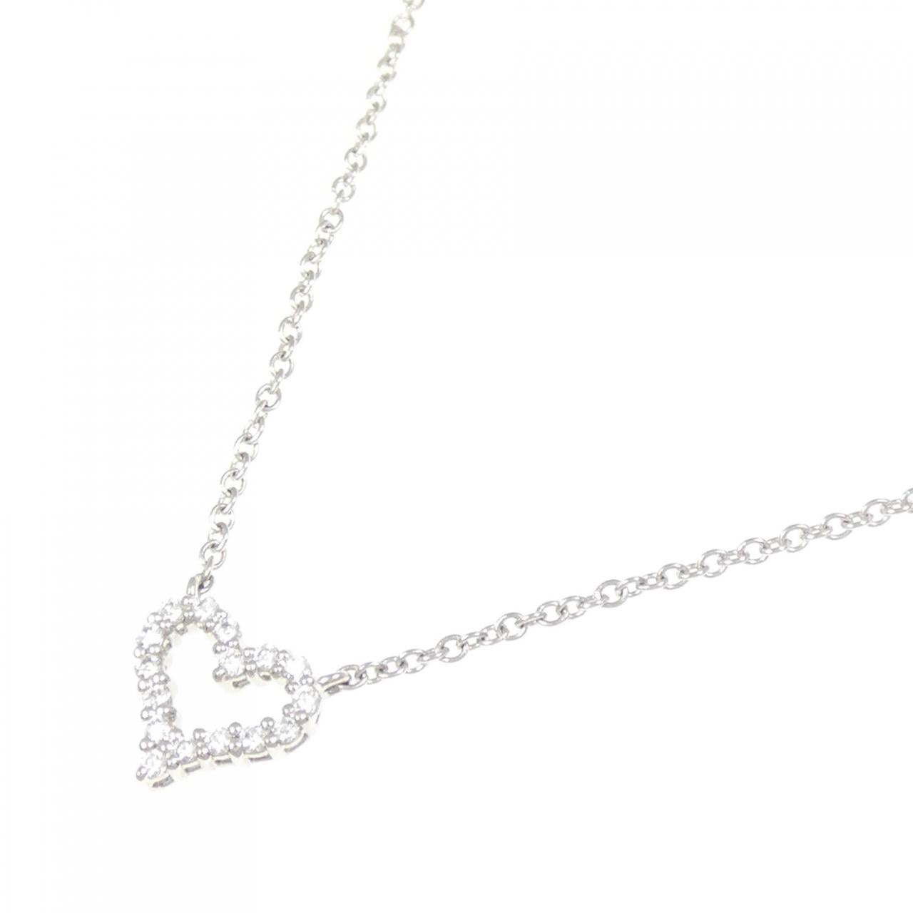 ティファニー ハート ミニ ネックレス プラチナ950 ダイヤモンド