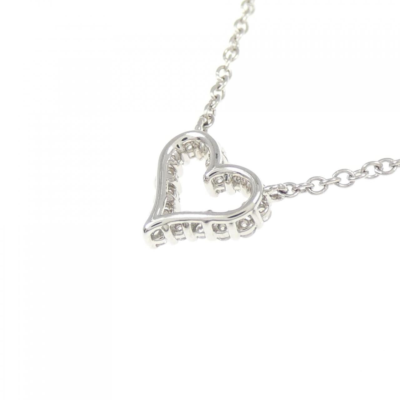 ティファニー ハート ミニ ネックレス プラチナ950 ダイヤモンド