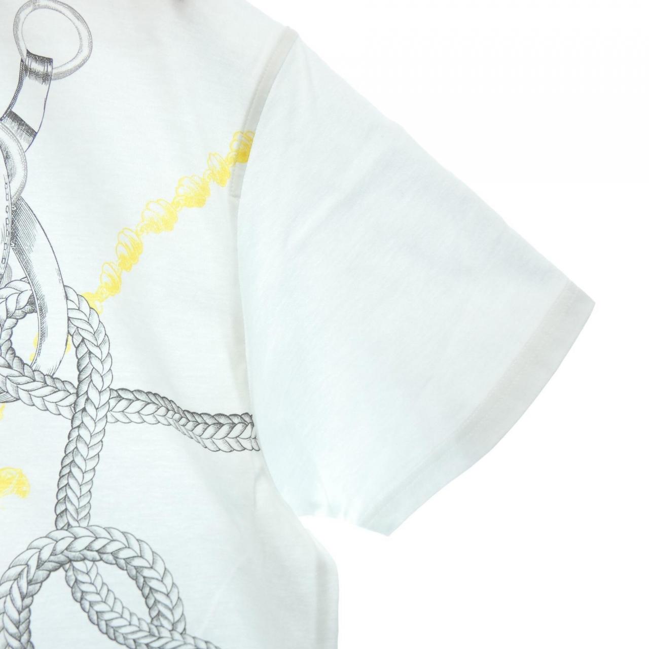 エルメス パルフロワリミックス コットンTシャツ
