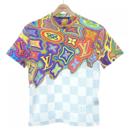 ルイヴィトン プリンテッドダミエLVT コットンTシャツ
