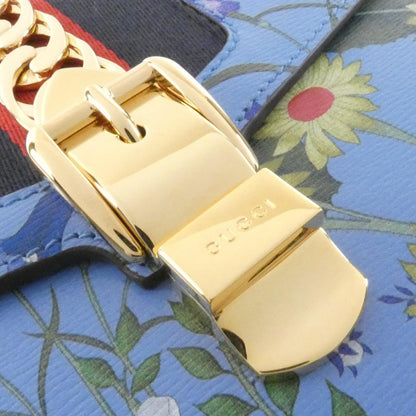 グッチ シルヴィ レザー ショルダーバッグ