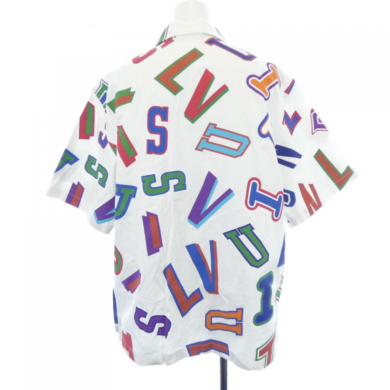 ルイヴィトン NBAバスケットボールレター半袖シャツ