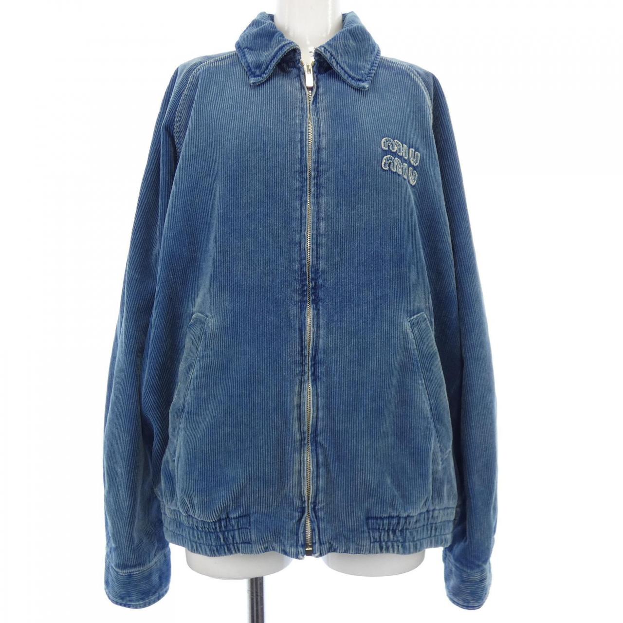 ミュウ ミュウ MIUMIU ロゴ ジャケット