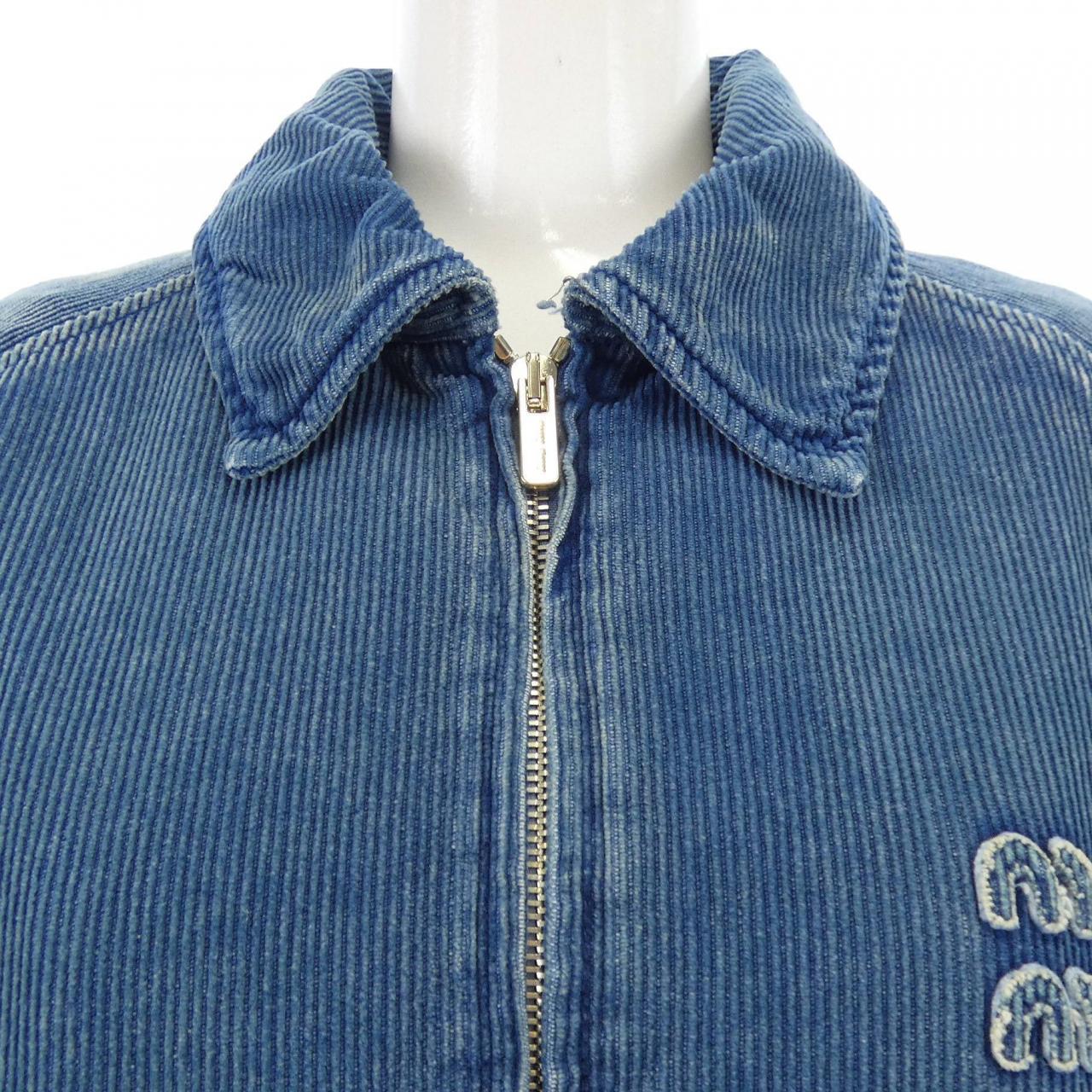 ミュウ ミュウ MIUMIU ロゴ ジャケット