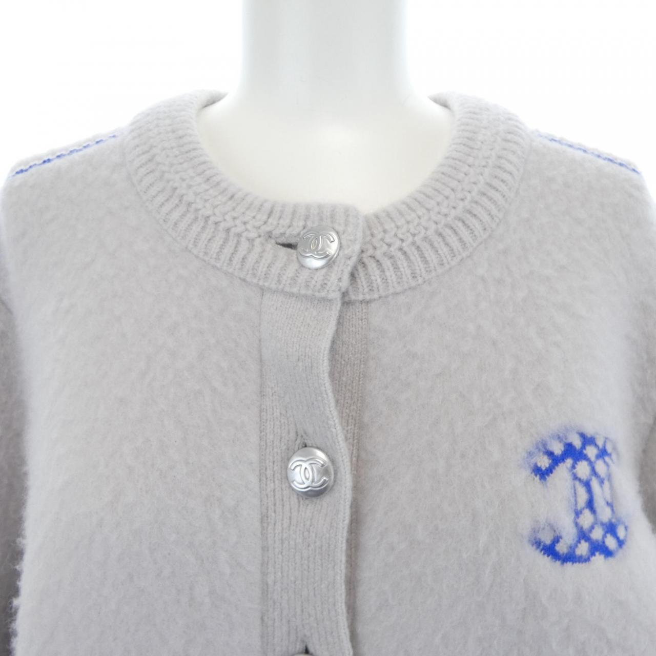 シャネル カシミヤ混カーディガン