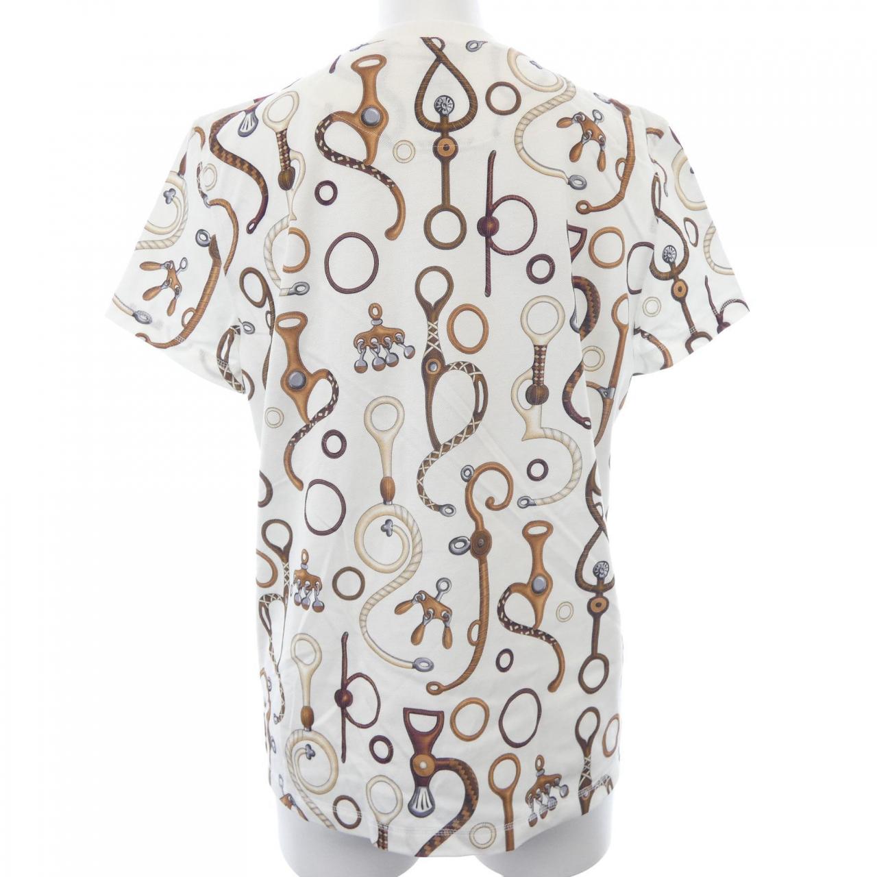 エルメス PANOPLIE TOUT CUIR JERSEY Tシャツ