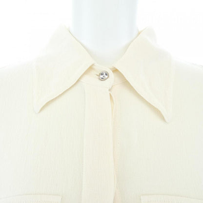 シャネル シルクロングシャツ
