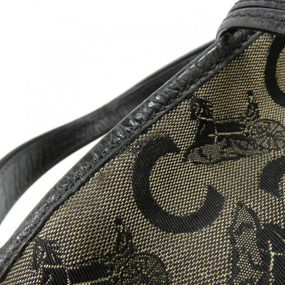 セリーヌ ビタースウィート キャンバス レザー ショルダーバッグ