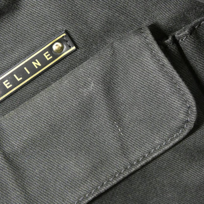 セリーヌ ビタースウィート キャンバス レザー ショルダーバッグ