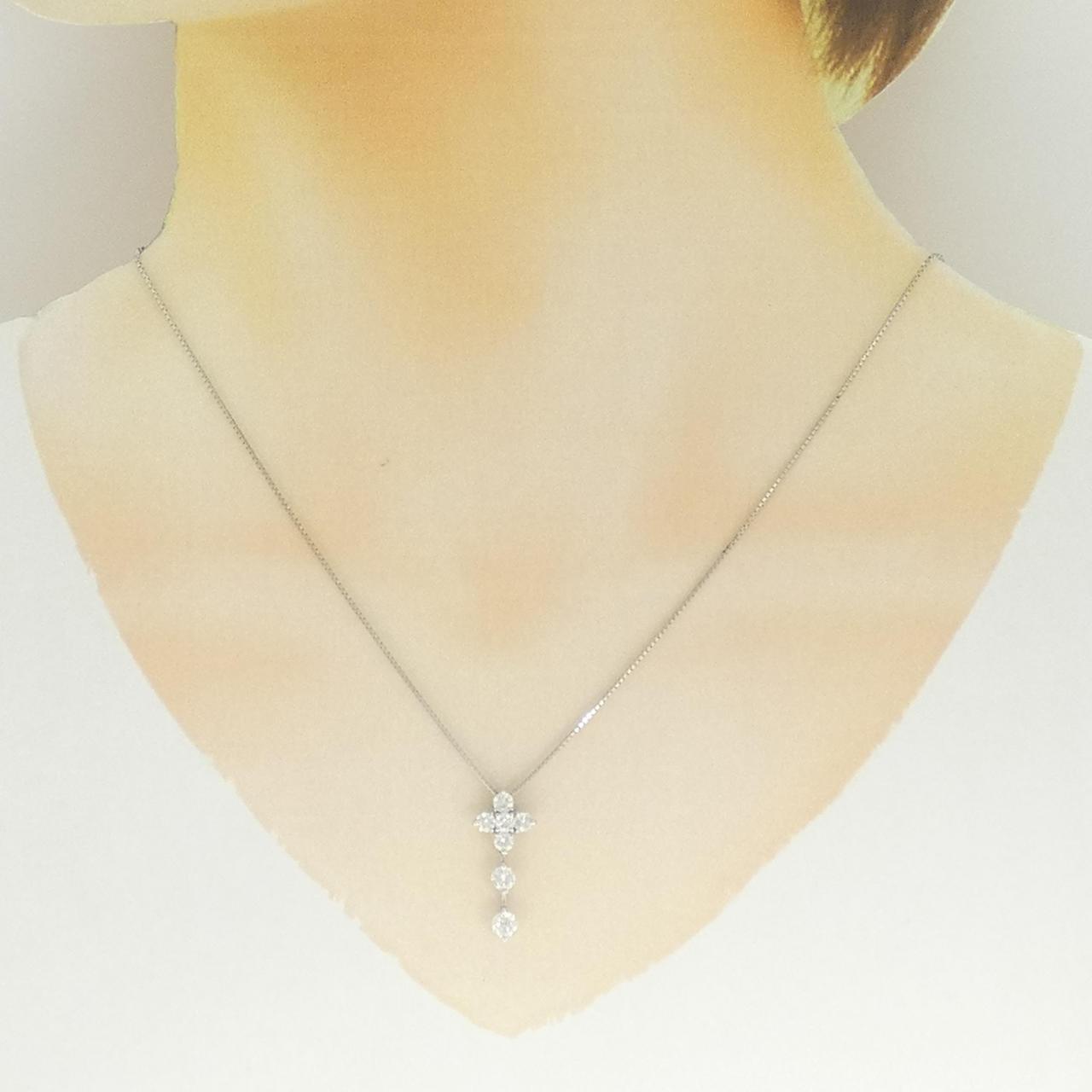 Pt900/Pt850 ダイヤモンド ネックレス