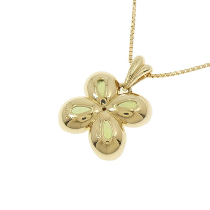 K18イエローゴールド ペリドット ダイヤモンド ネックレス