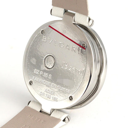 ブルガリ ビーゼロワン ステンレススチール レザー腕時計