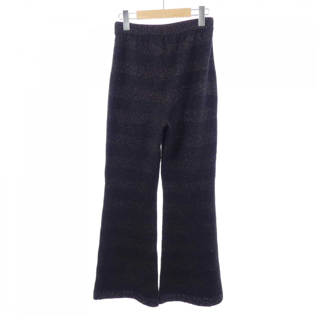 シャネル カシミヤ混パンツ