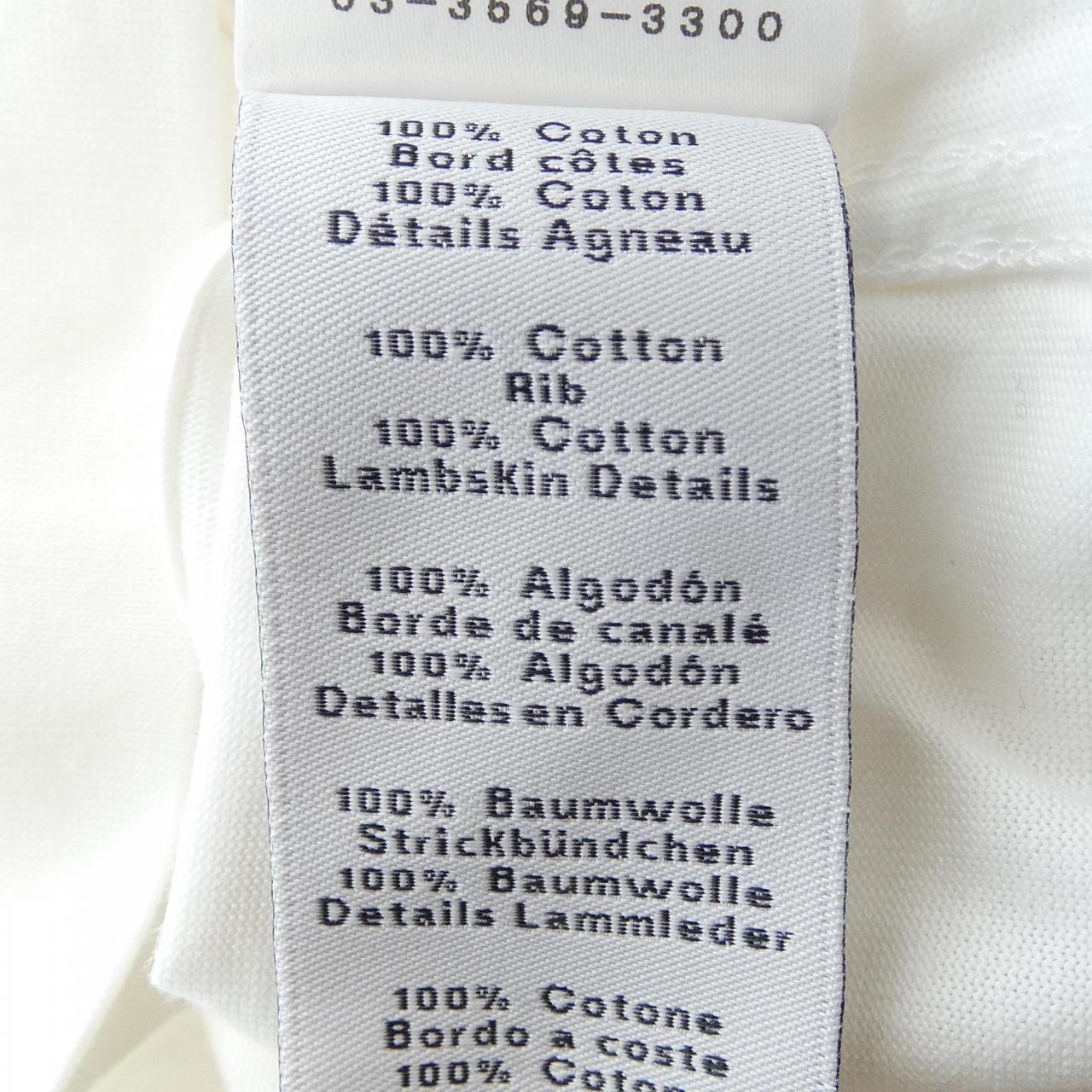 エルメス シュヴォーアンシンメトリー コットンTシャツ