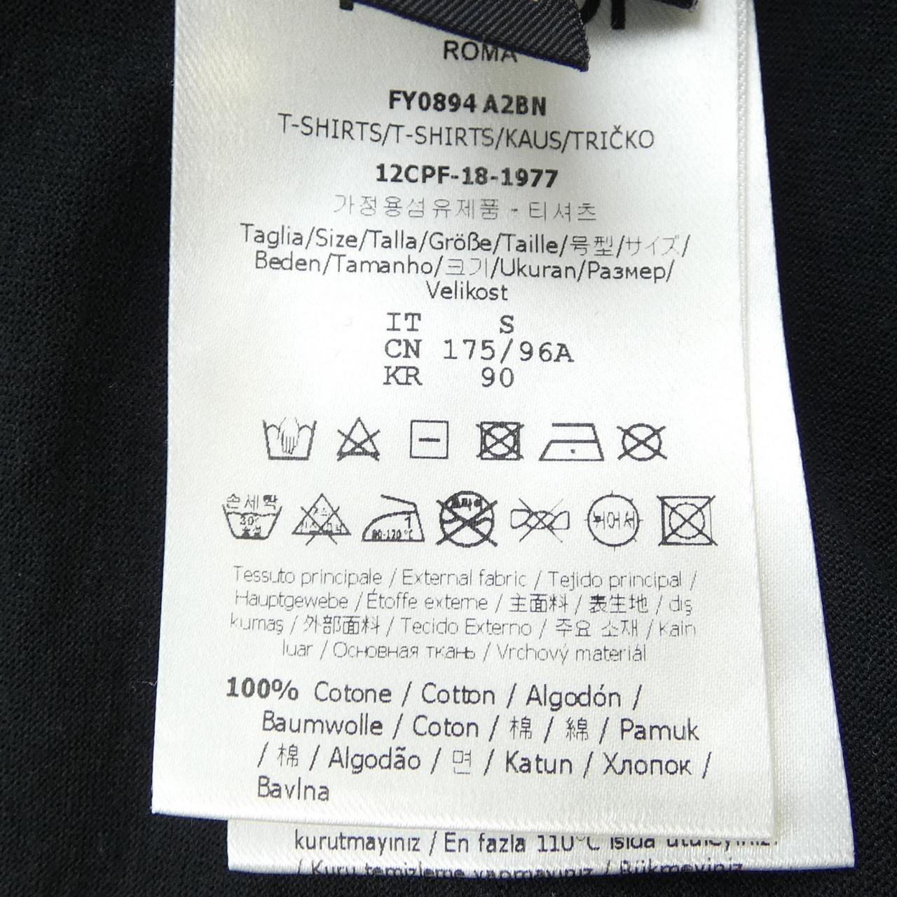 フェンディ コットンTシャツ