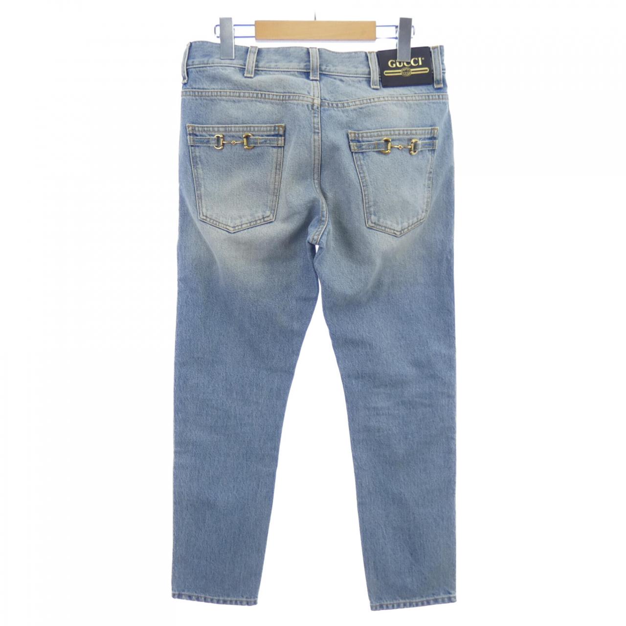 グッチ ホースビット コットンジーンズ
