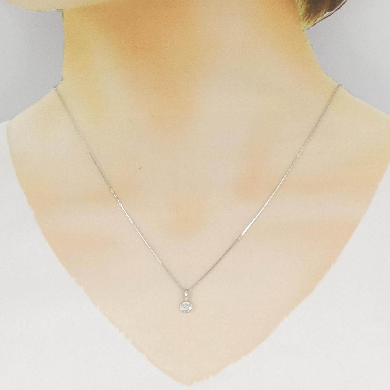 Pt900 Pt850 ダイヤモンドネックレス