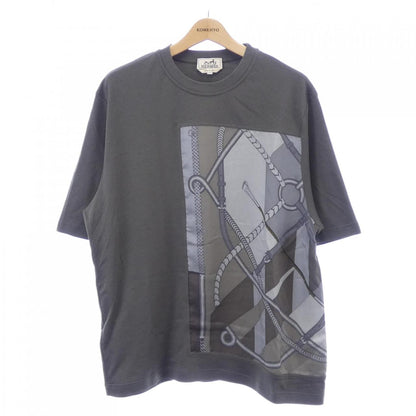 エルメス PARCORS SANS FAUTE DECADRE カシミヤ混 Tシャツ