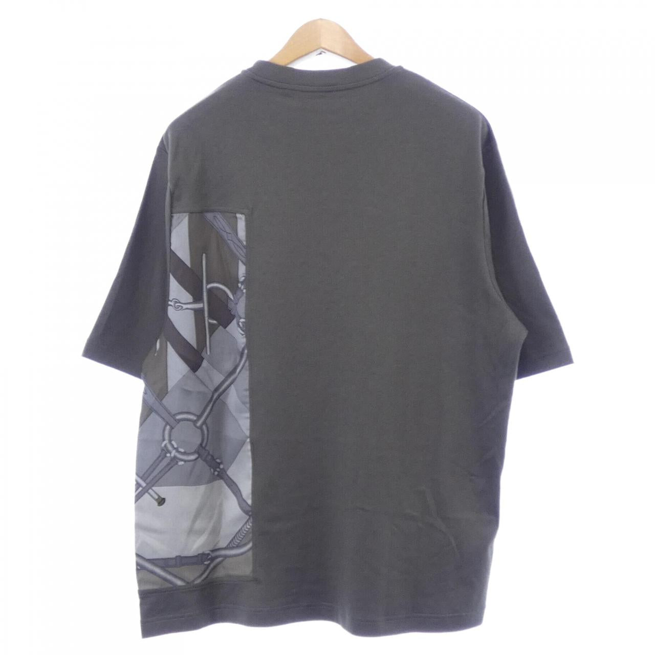 エルメス PARCORS SANS FAUTE DECADRE カシミヤ混 Tシャツ