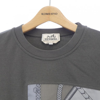 エルメス PARCORS SANS FAUTE DECADRE カシミヤ混 Tシャツ