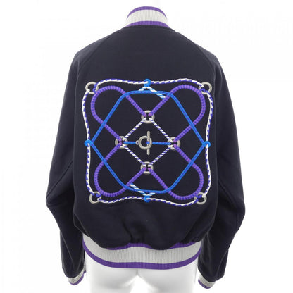 エルメス FIGURE ARTISTIQUE VARSITY EMBROIDE ブルゾン