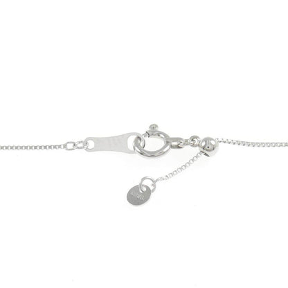 K18WG イニシャルK ダイヤモンド ネックレス