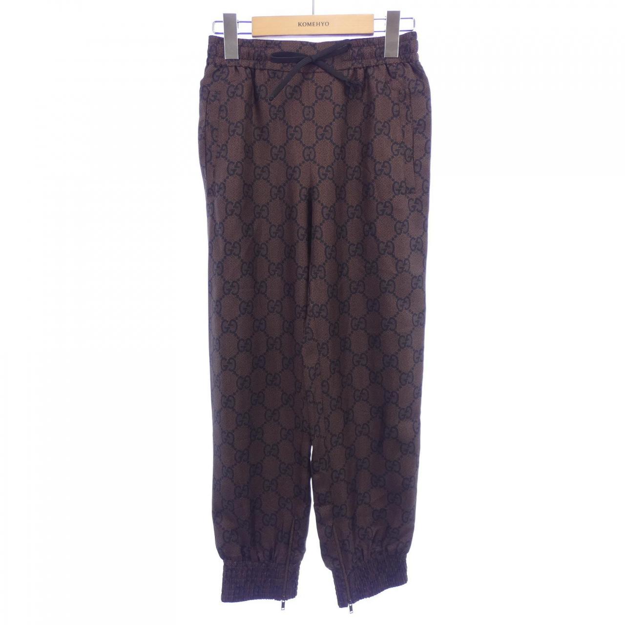 グッチ シルクパンツ