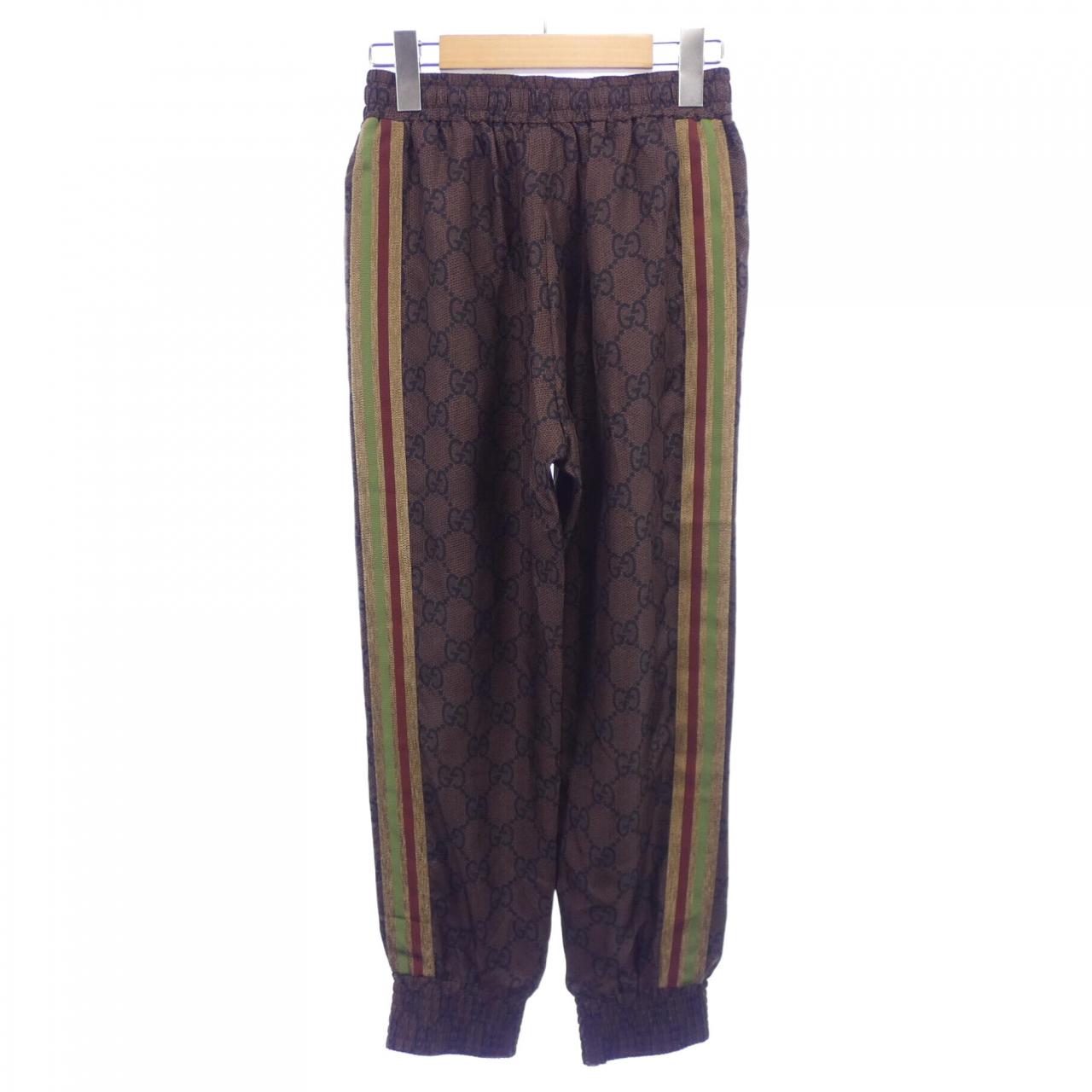 グッチ シルクパンツ