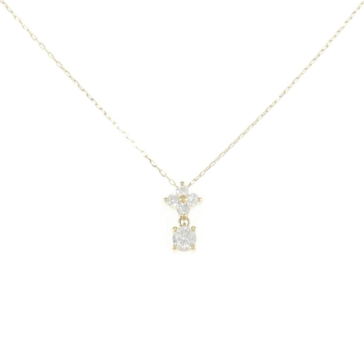K18イエローゴールド ダイヤモンド ネックレス