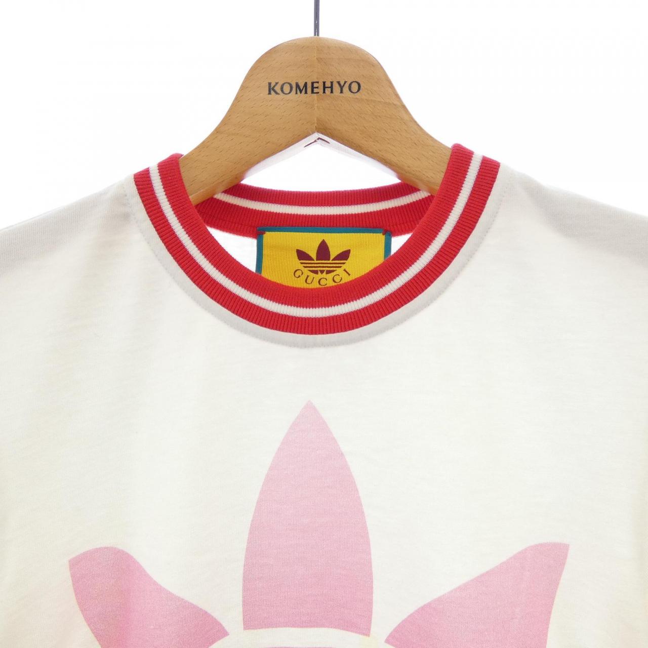 グッチ アディダス コットンTシャツ